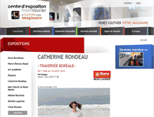 Tablet Screenshot of expomontlaurier.ca